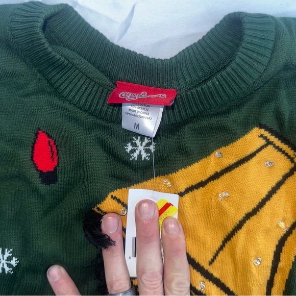 Christmas Story Leg Lamp Sweater Size Medium NWT - Picture 3 of 5